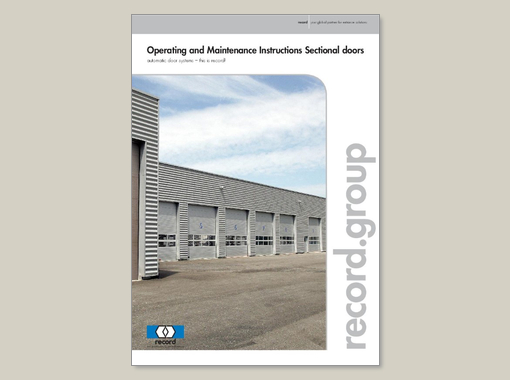record GATES – User manual and maintenance instructions